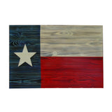 Texas State Wooden Flag