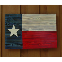 Texas State Wooden Flag