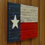 Texas State Wooden Flag