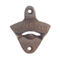 Cast Iron Happy Hour Bottle Opener