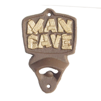 Cast Iron Cave Man Bottle Opener