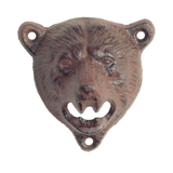 Cast Iron Bear Head Bottle Opener