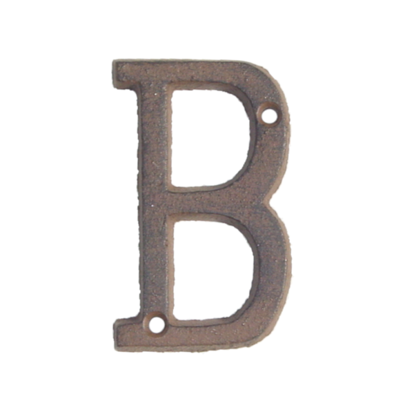 Cast Iron Letter B