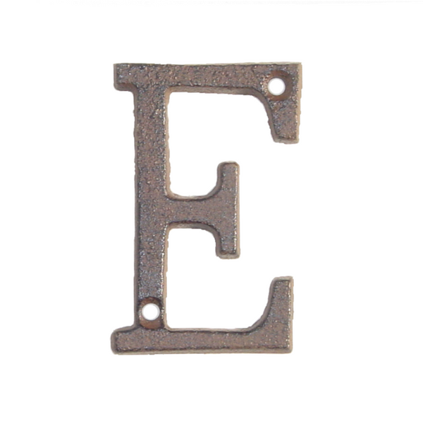 Cast Iron Letter E