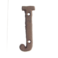 Cast Iron Letter J