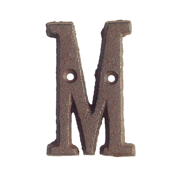 Cast Iron Letter M