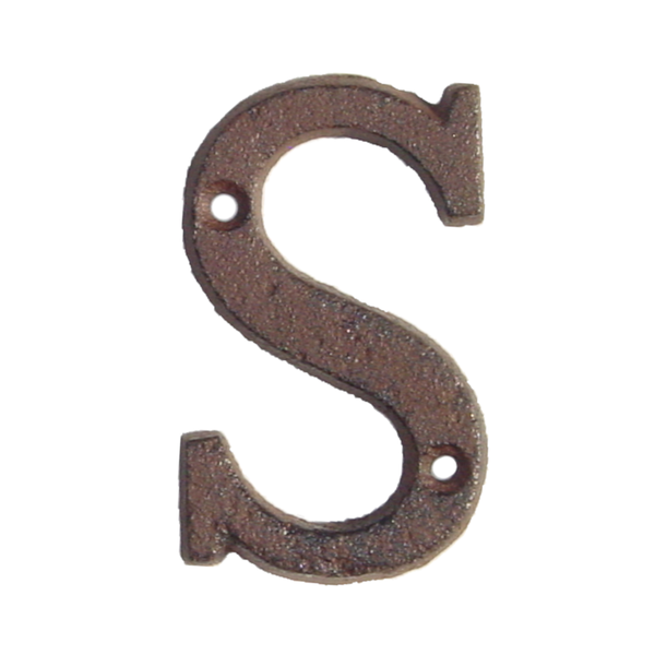 Cast Iron Letter S