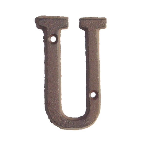 Cast Iron Letter U