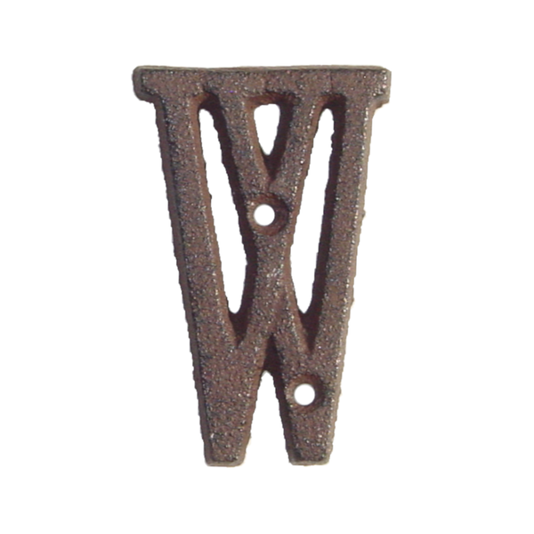 Cast Iron Letter W