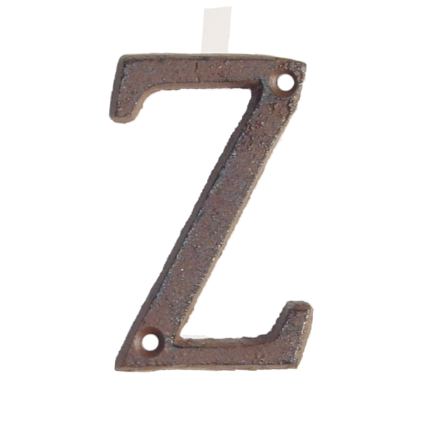 Cast Iron Letter Z